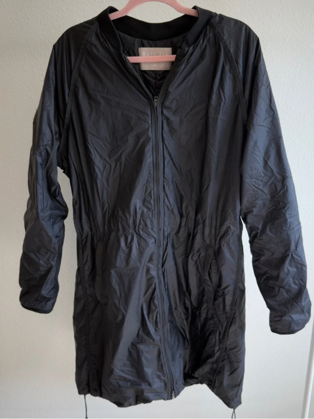 Athleta Summit PrimaLoft Packable Parka XL Black Athleisure Travel - Picture 2 of 10